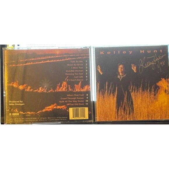 CD Kelley Hunt Self Titled By Kelley Hunt Signed 1998 Album 88 Records VTG USA - Picture 3 of 9